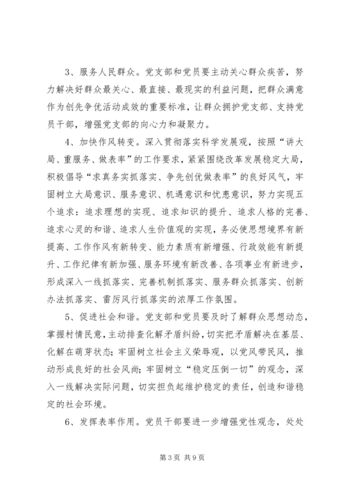 街道创先争优活动实施意见（方案）.docx