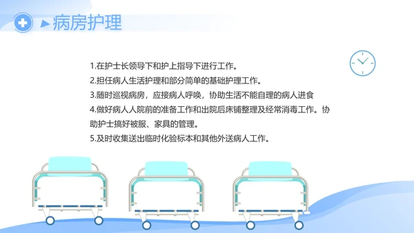 蓝色大气医疗行业工作汇报动态PPT