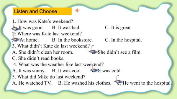 Unit 2 Last weekend Part B Read and write课件（39张PPT