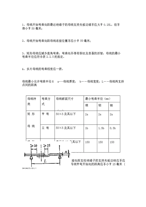 母线的安装及验收