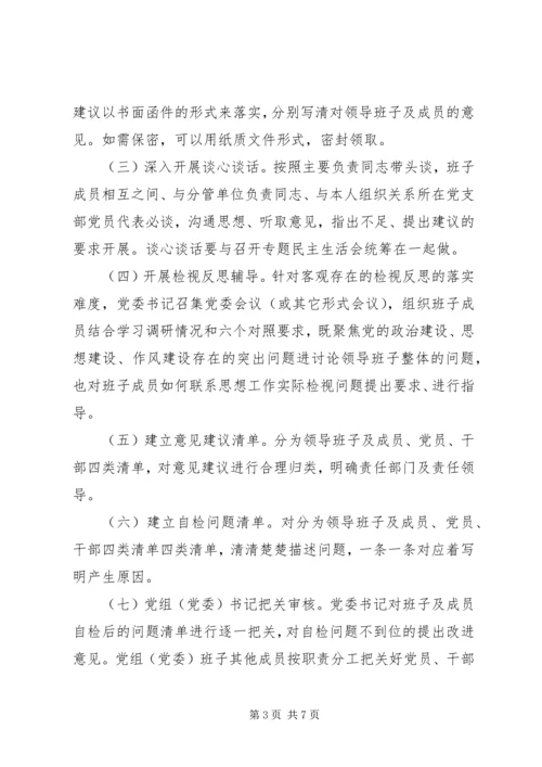 领导干部检视问题工作方案.docx