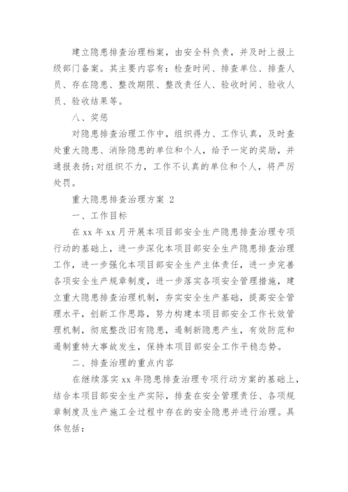 重大隐患排查治理方案.docx