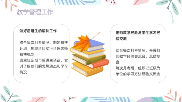简约风下清新年级组长管理经验交流PPT课件教师培训