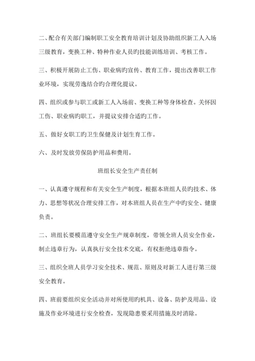 安全生产文明施工责任制度及管理制度.docx