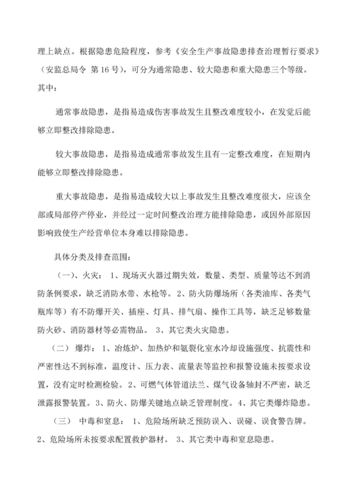 新希望六和饲料有限公司隐患排查治理综合体系实施专业方案.docx