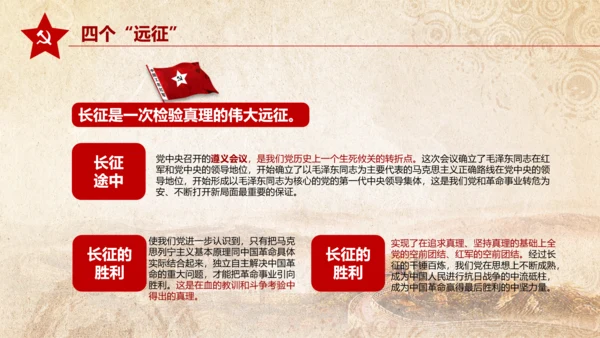 纪念长征胜利80周年大会上的讲话PPT