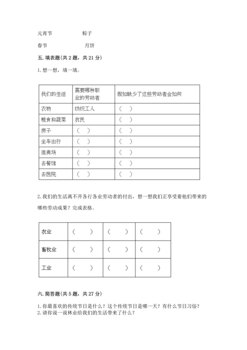 部编版四年级下册道德与法治《期末测试卷》及答案【网校专用】.docx