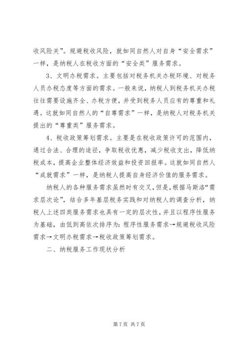 关于优化纳税服务的实践与思考.docx