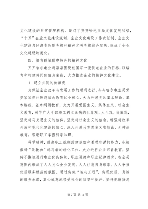 企业文化建设经验交流.docx