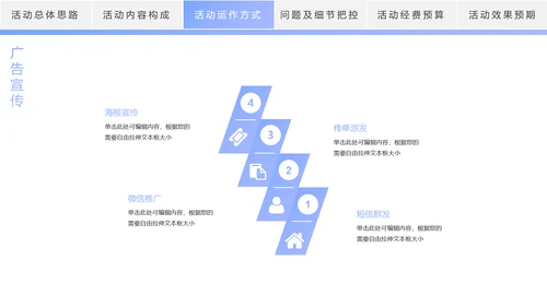 时尚线条商务活动策划方案书PPT模板