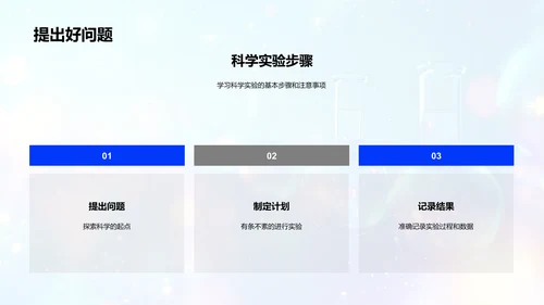科学实验探索课PPT模板
