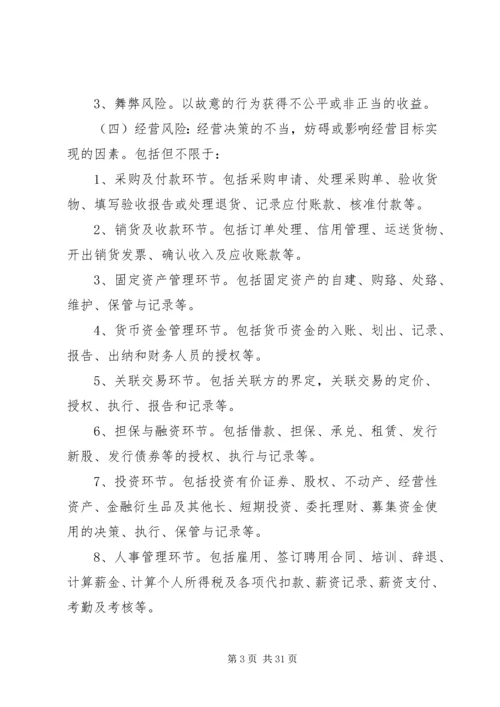 企业内部风险管理制度[精选多篇].docx