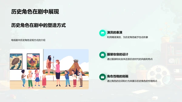 电视剧中的历史学习PPT模板