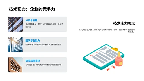 AI技术融资汇报PPT模板