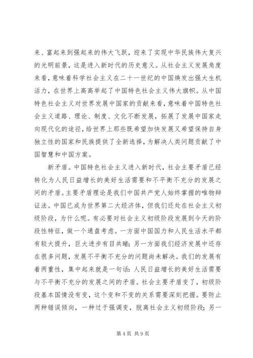 十九大精神宣讲材料.docx