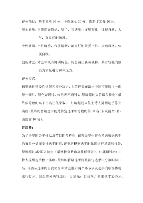 校园达人秀策划书.docx