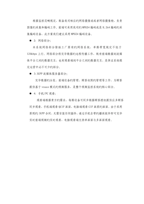 工厂视频监控系统专题方案书.docx