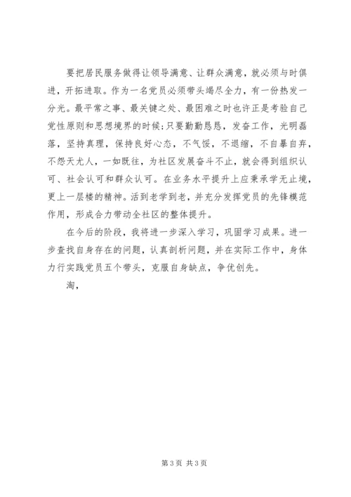 最新社区党员自查报告范文精编.docx