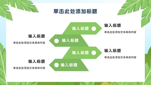 校园中小学生假期夏季安全教育PPT模板