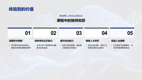 通识课程答辩报告PPT模板