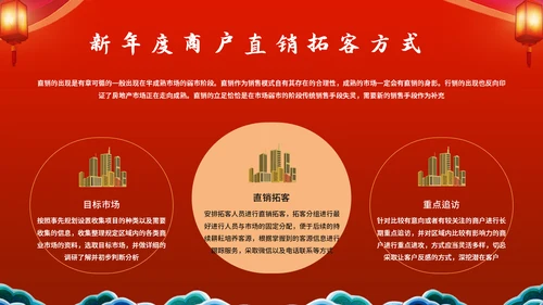 中国风开工大吉模板通用PPT模板
