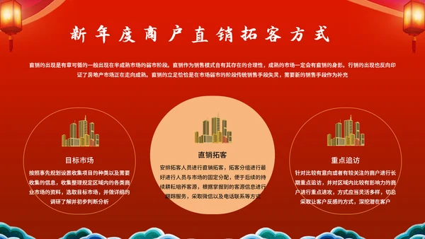 中国风开工大吉模板通用PPT模板