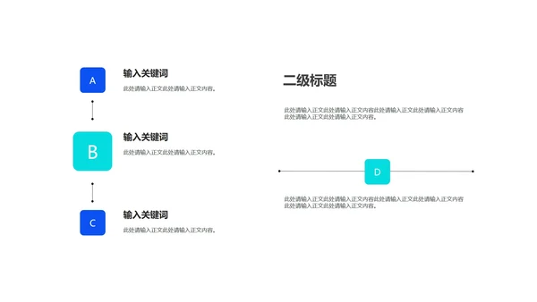 蓝色商务风产品营销推广策划方案PPT模板