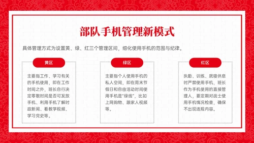 红色政务风部队手机管理培训PPT课件
