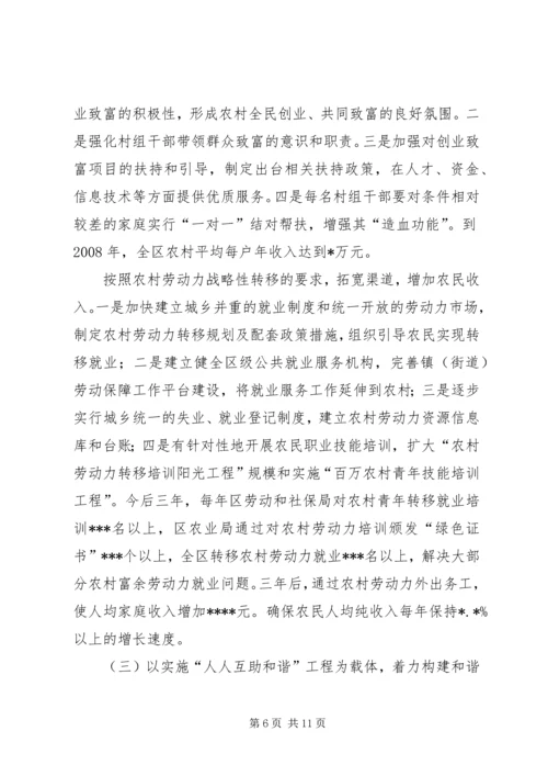 区委书记在建设社会主义新农村工作会议上的讲话 (2).docx