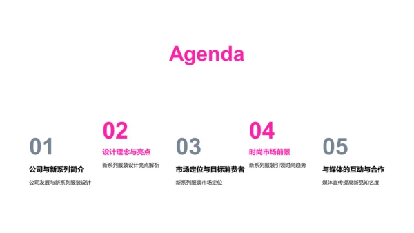 新系列服装发布PPT模板