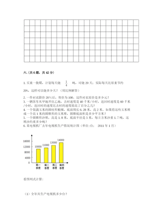 西师大版六年级数学下学期期末测试题及答案【易错题】.docx