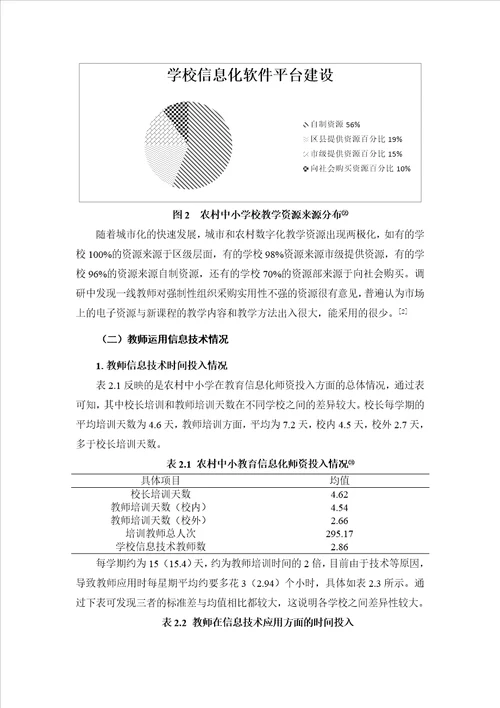 农村中小学教育信息化存在的问题及其解决策略