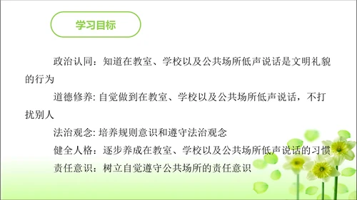 第12课 我们小点声 课件 人教版道德与法治 二年级上册