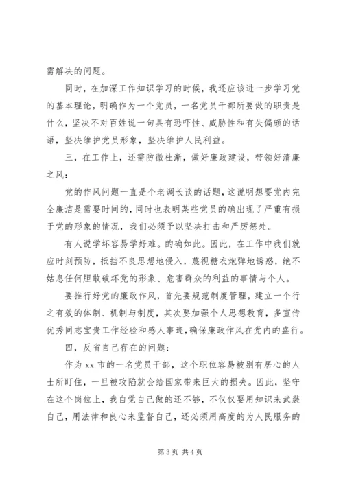 党员学习群众路线教育实践活动自查报告.docx