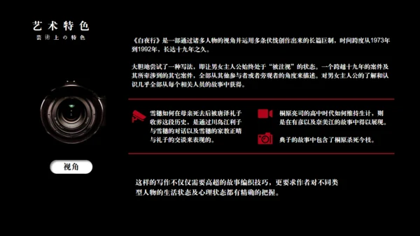 《白夜行》读书分享通用PPT模板