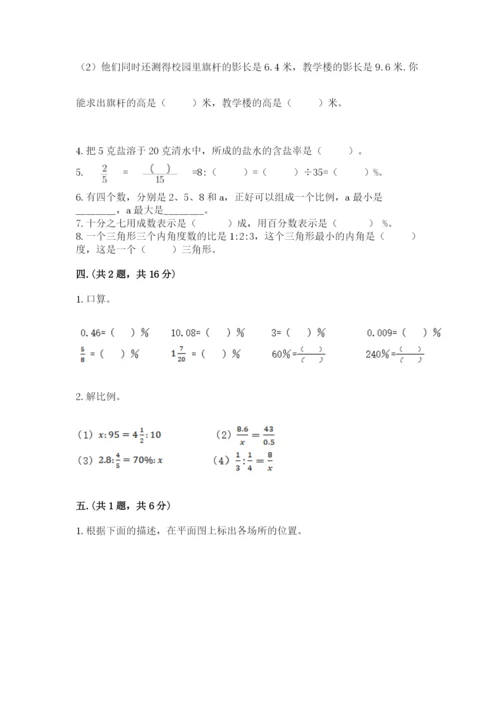 苏教版六年级数学下学期期末测试题（夺冠）.docx