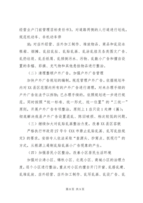 城市管理行政执法工作情况汇报 (2).docx