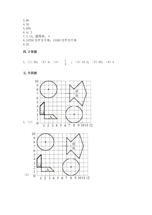 人教版六年级上册数学期末测试卷含完整答案（夺冠）.docx