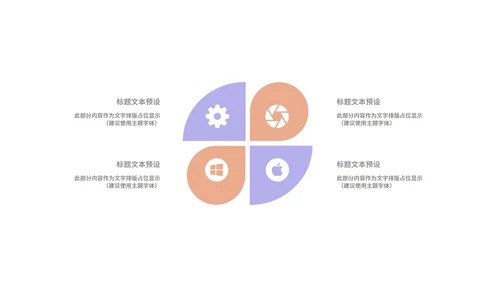 紫色简约风个人岗位竞聘PPT模板