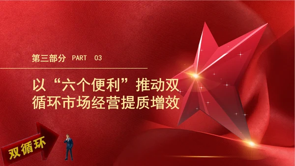 持续扩大对内对外开放打造国内国际双循环市场经营便利地专题党课PPT