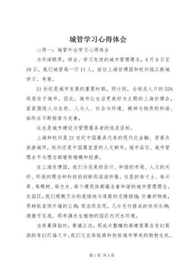 城管学习心得体会.docx