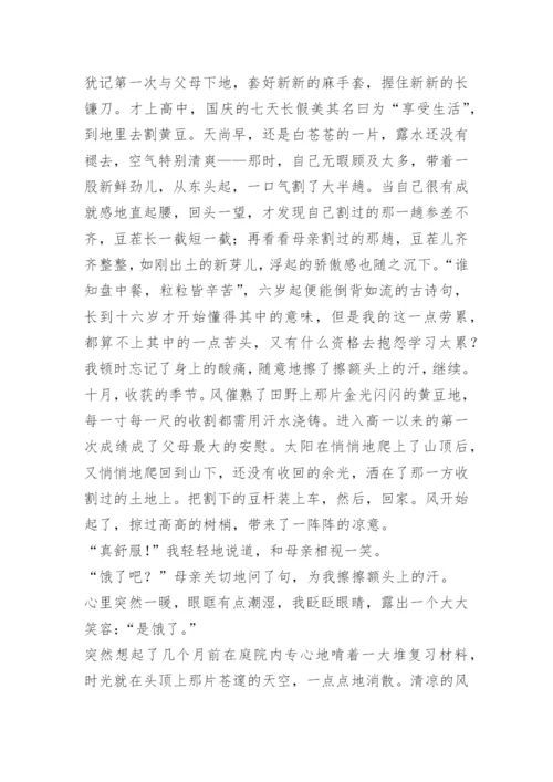 高考满分作文五篇_1.docx