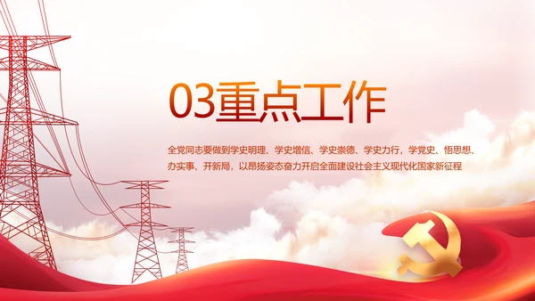 国家电网电力公司供电党史学习PPT