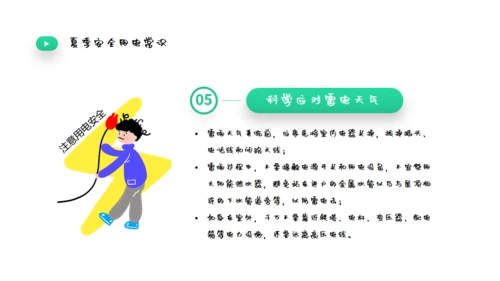 夏季用电安全教育宣传通用PPT课件