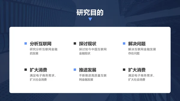 简约风蓝色金融专业毕业答辩PPT