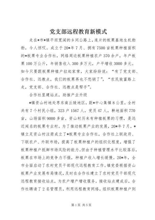 党支部远程教育新模式.docx