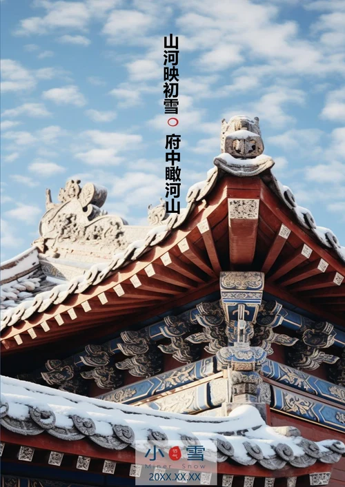 山河映初雪小雪海报