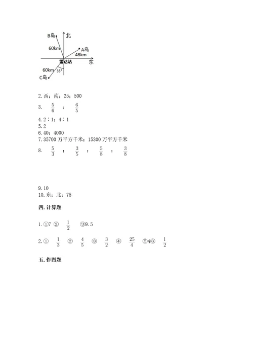 2022六年级上册数学《期末测试卷》带答案（培优）