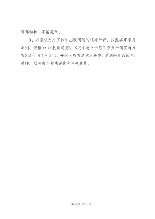 学校党支部关于落实意识形态工作责任制实施方案.docx