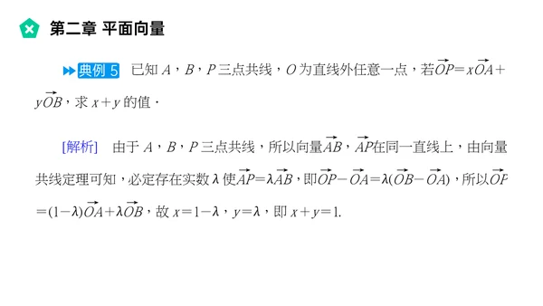 平面向量的线性运算数学教学PPT课件模版